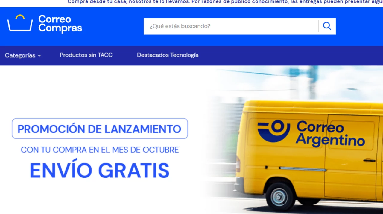 Correo Argentino lanza una plataforma de ventas virtual estilo Mercado  Libre: ¿cómo funciona? - ADNSur - Agencia de Noticias de Comodoro Rivadavia  y Chubut