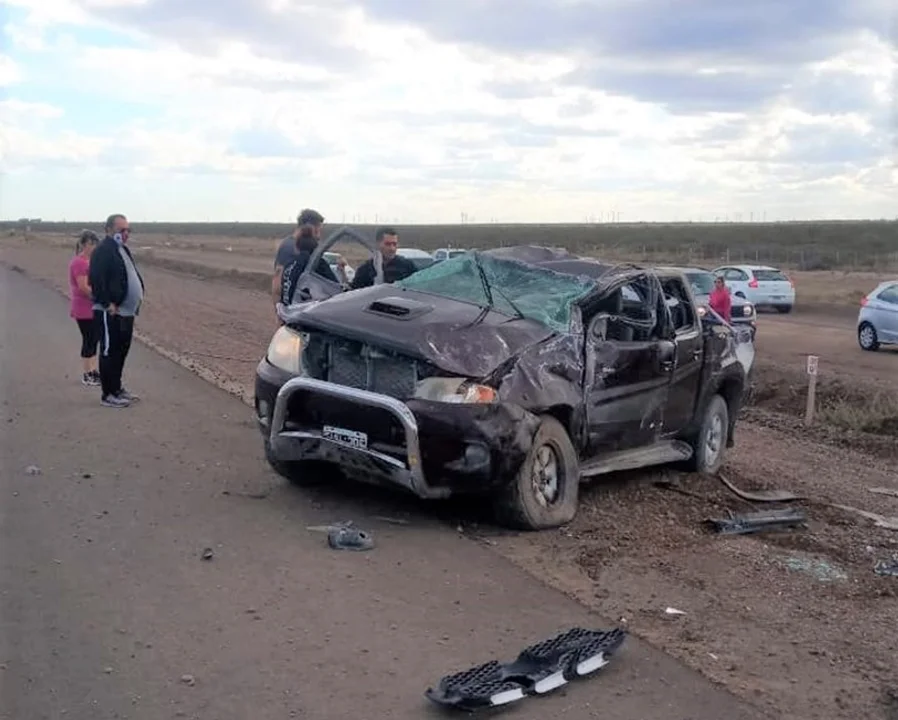 After a day of agony, the man who had an accident in Puerto Madryn died